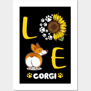 Love Corgi Posters and Art